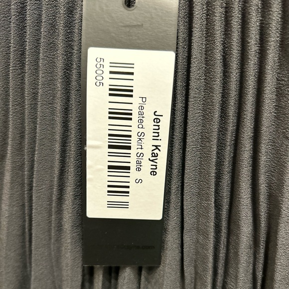 NWT Jenni Kayne Pleated Skirt Slate Size Small - Picture 3 of 6